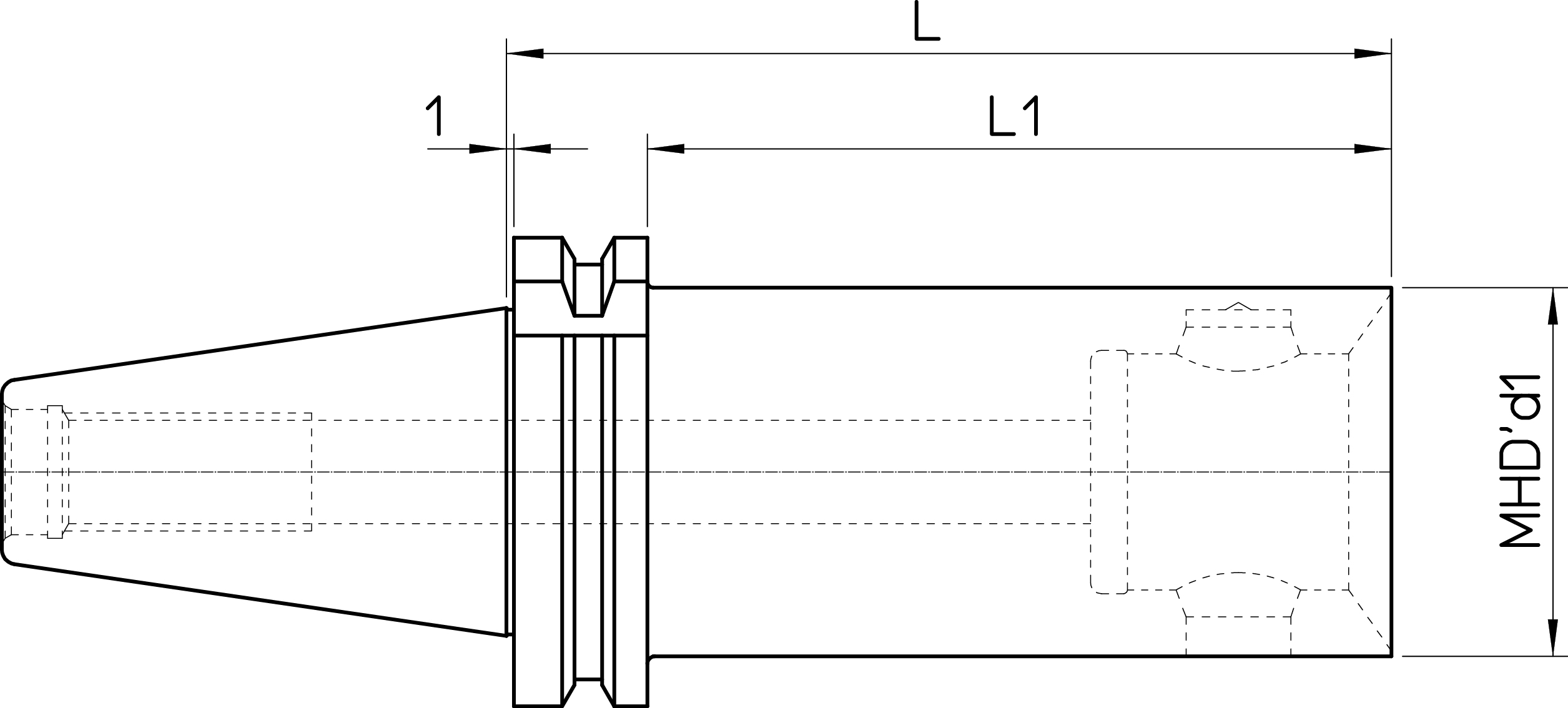DIN69871-AD40 FC MHD’50.120