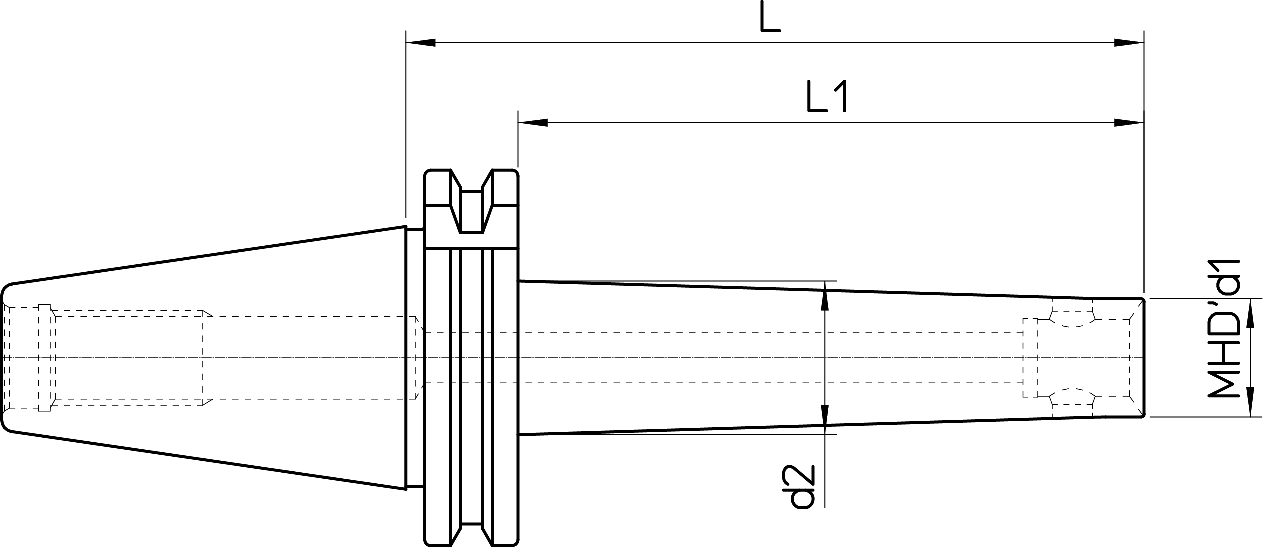 DIN69871-AD40 MHD’20.125
