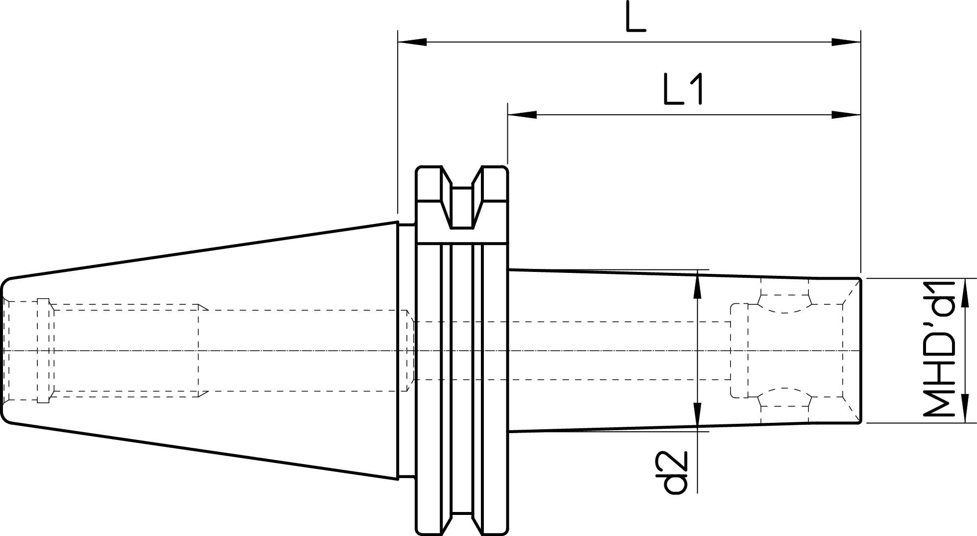DIN69871-AD40 MHD’25.80
