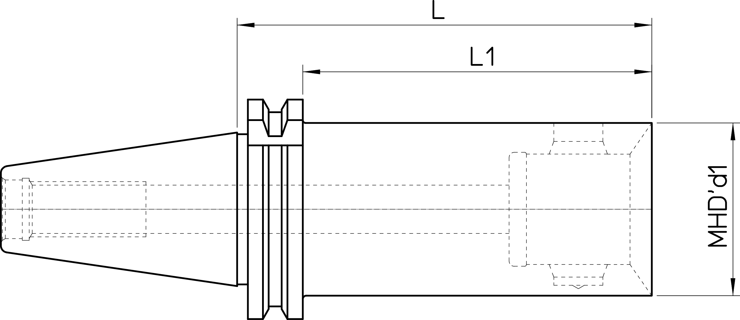DIN69871-AD40 MHD’50.120