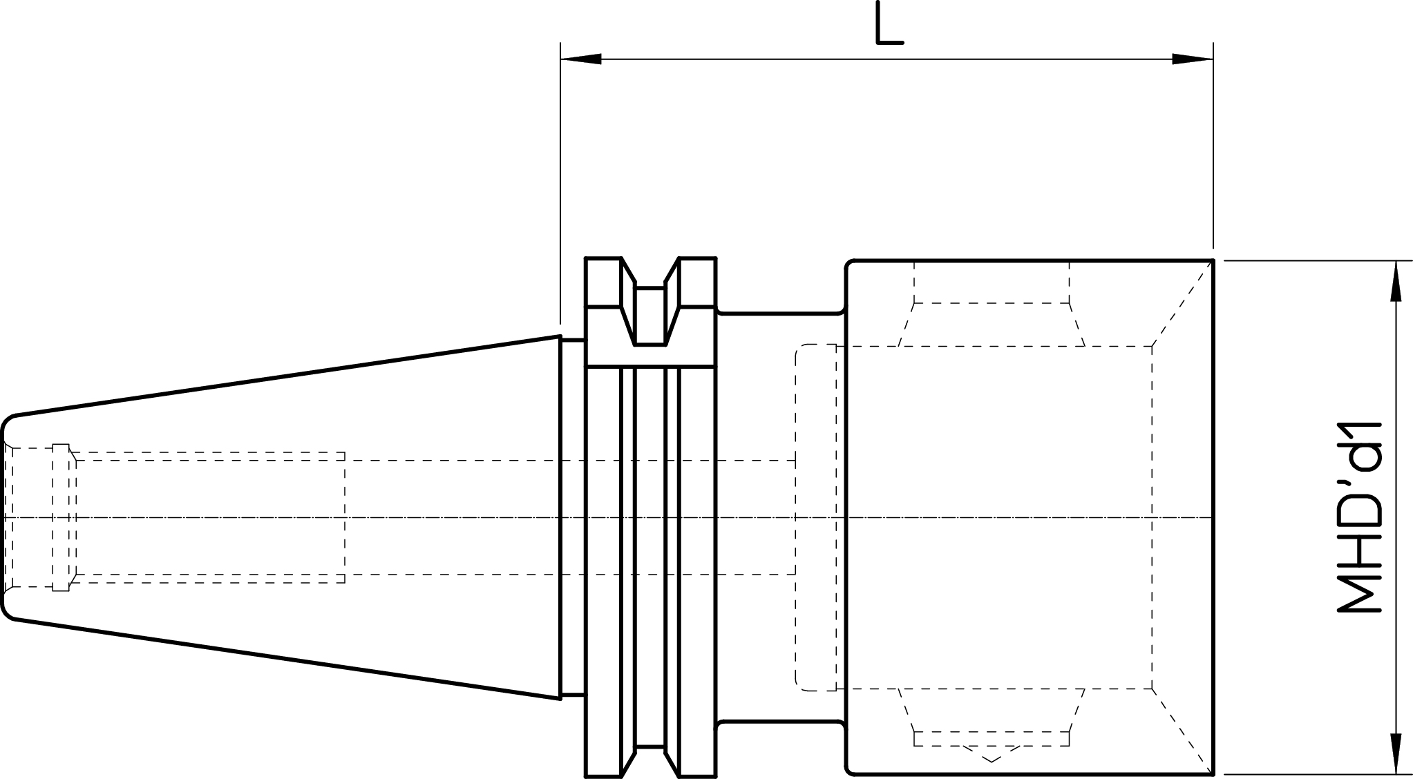DIN69871-AD40 MHD’63.80