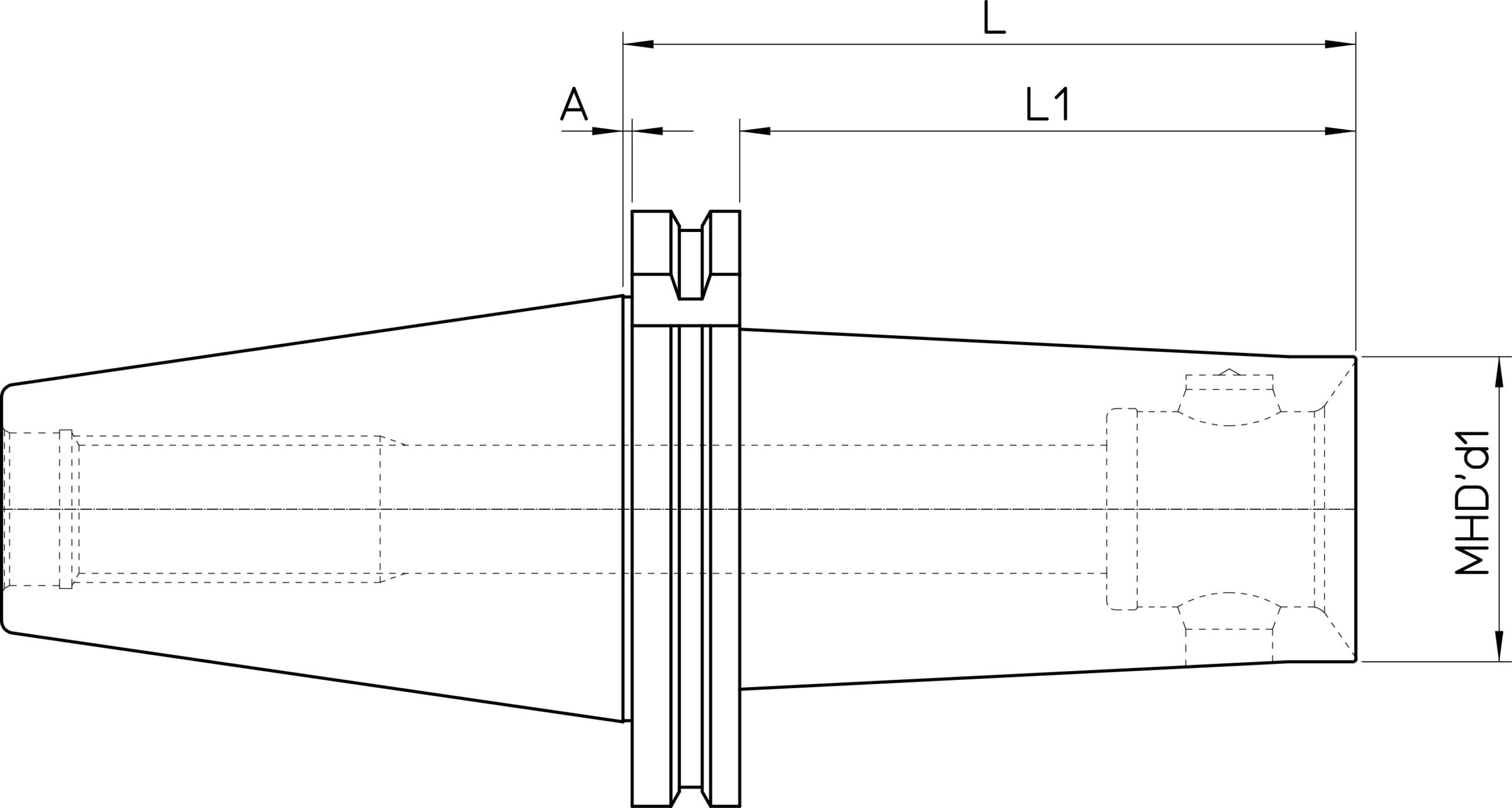 DIN69871-AD50 FC MHD’50.120