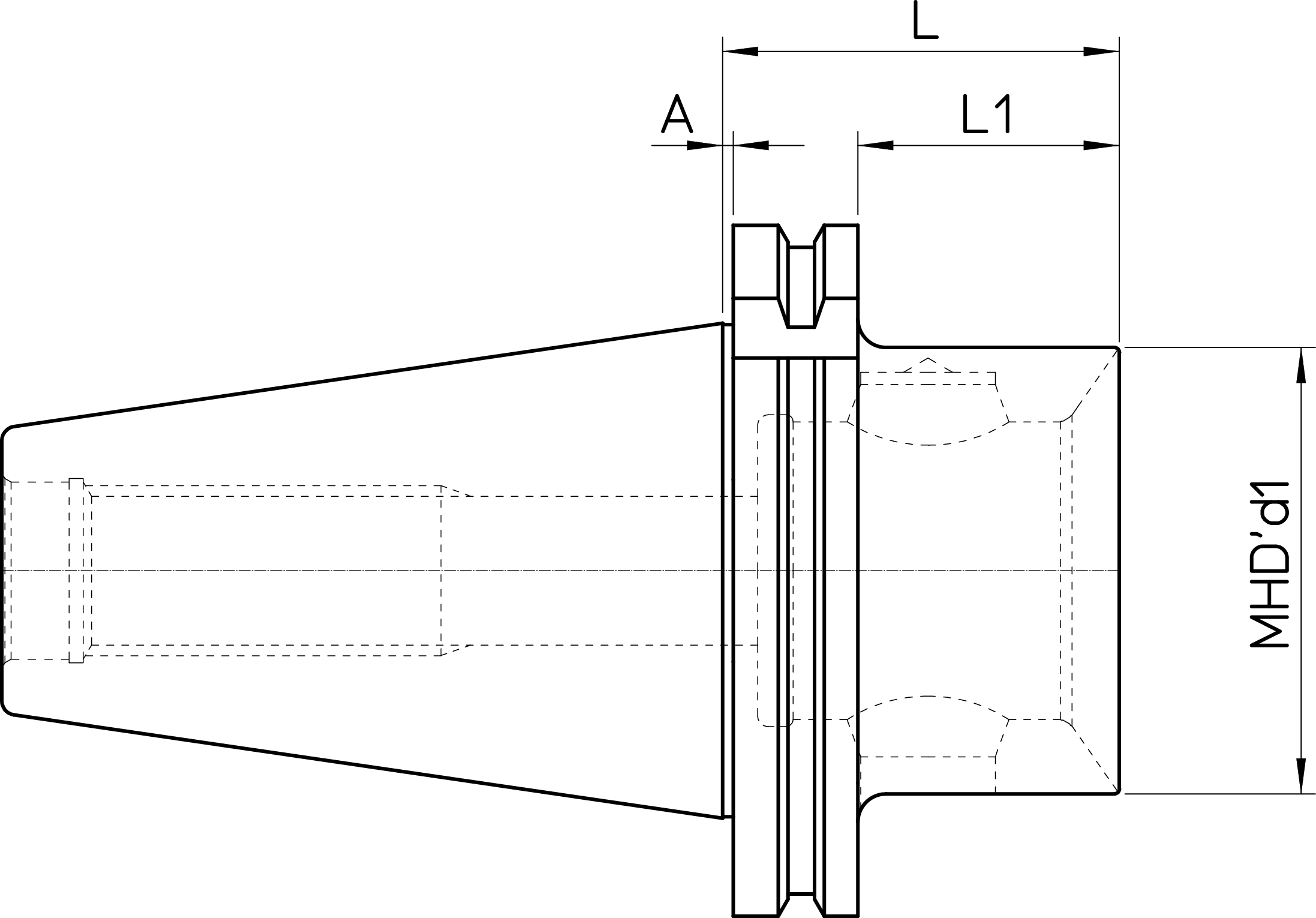 DIN69871-AD50 FC MHD’63.56