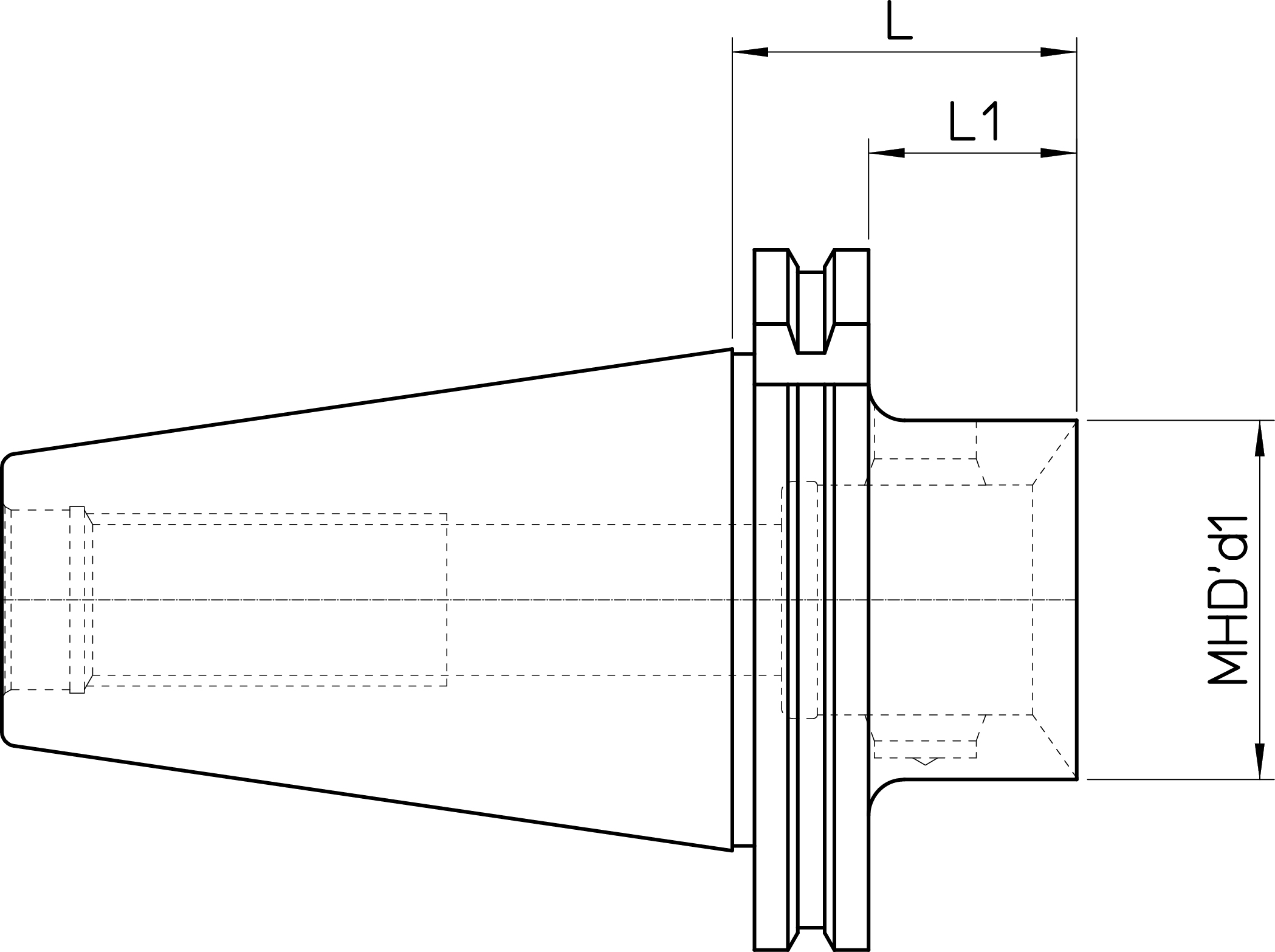 DIN69871-AD50 MHD’50.48