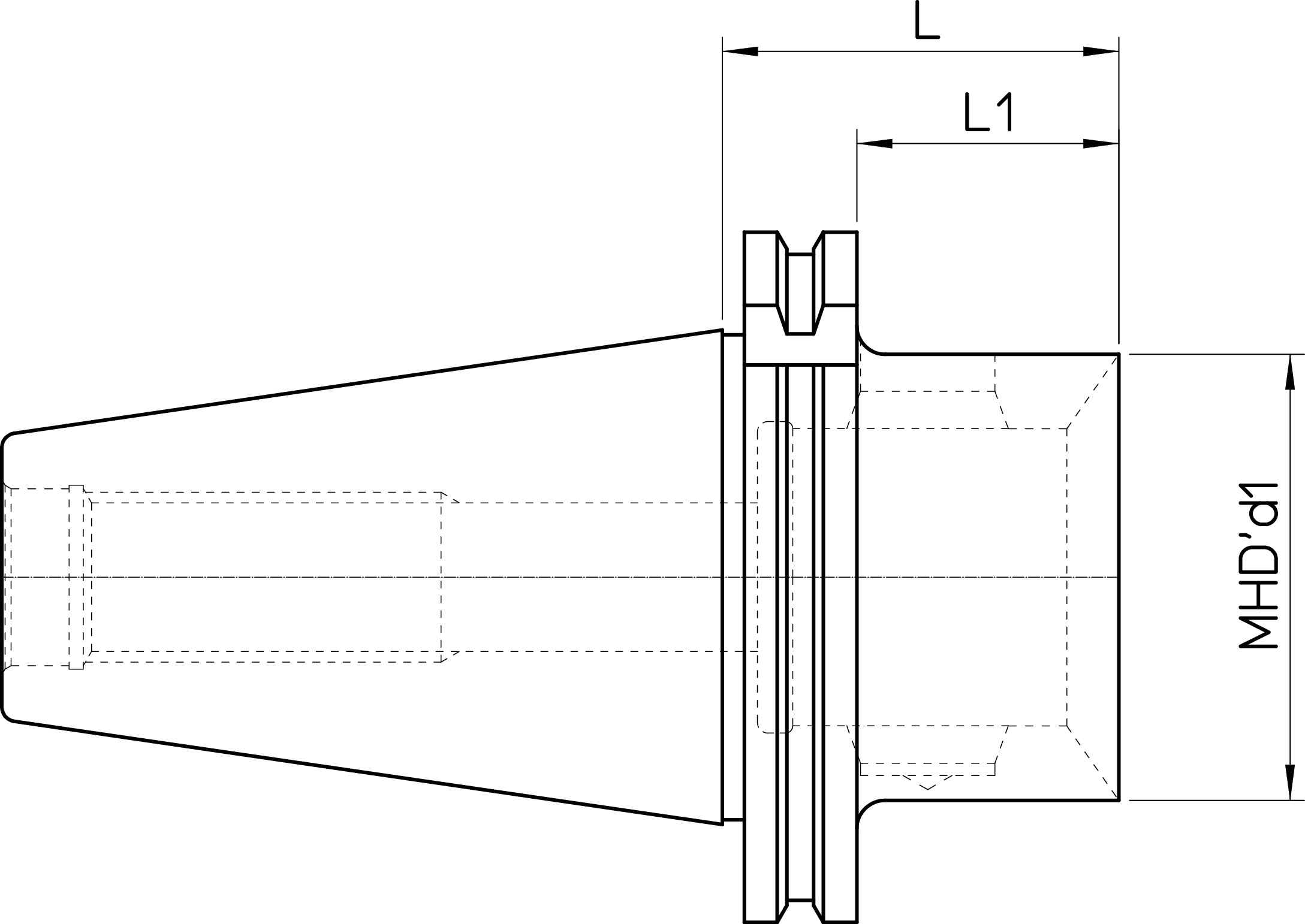 DIN69871-AD50 MHD’63.56