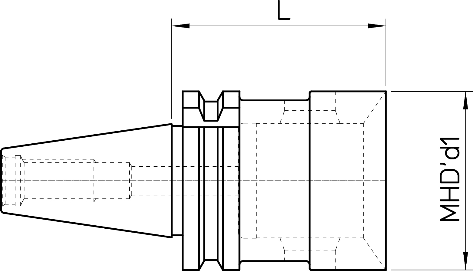 DIN69871-AD30 MHD’50.60