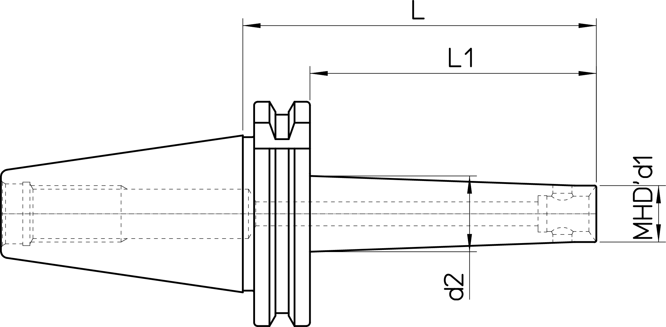 DIN69871-AD40 MHD’16.100