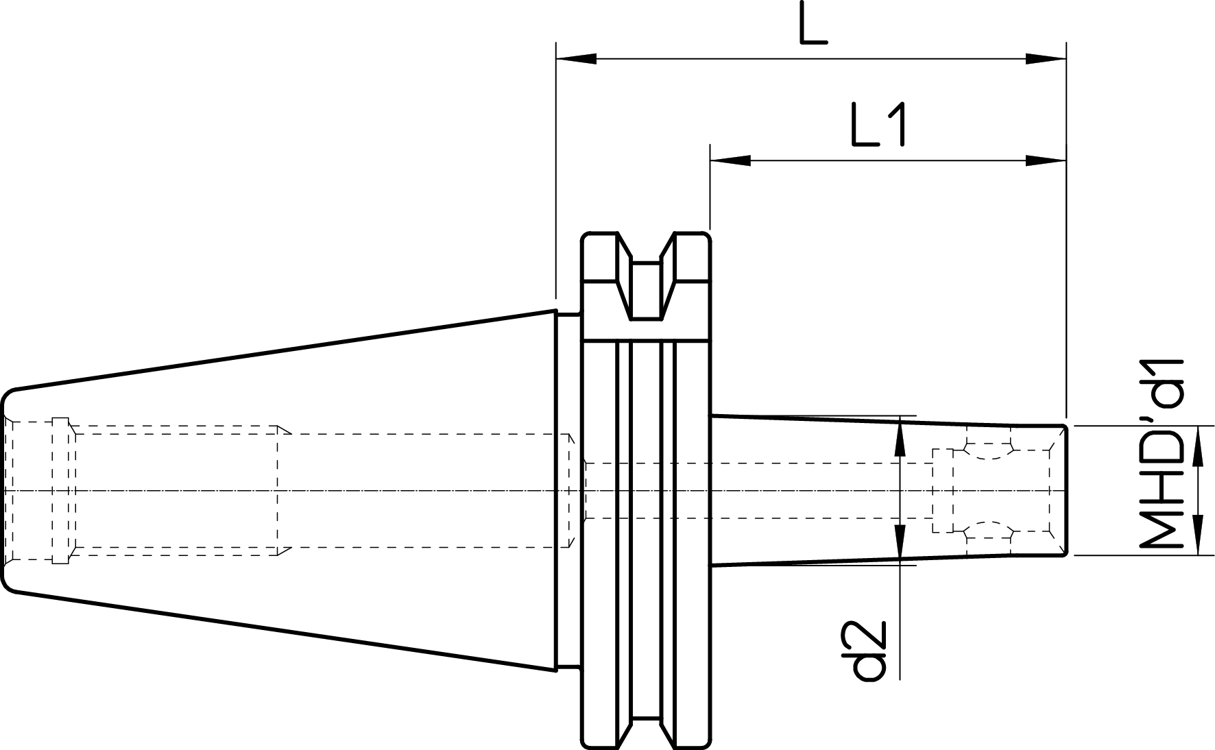 DIN69871-AD40 MHD’16.63