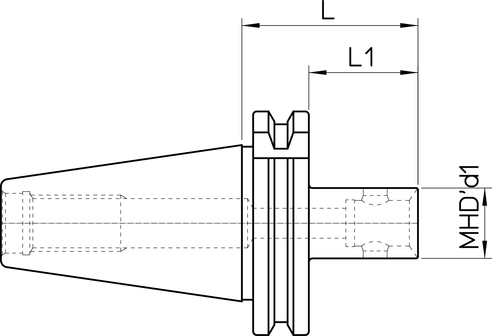 DIN69871-AD40 MHD’20.50